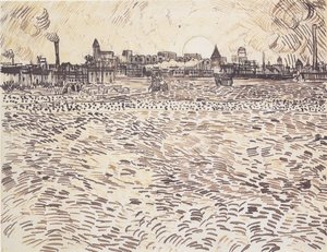 Summer Evening, Drawing After Painted Study